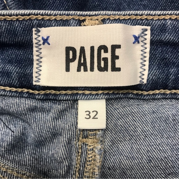 Paige Blue Julian Destructed Hoxton Ankle Jeans, 32 - Picture 8 of 9